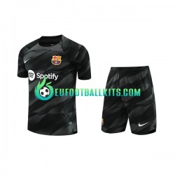 FC Barcelona Goalkeeper Away Football Shirts 2023-2024 Kids LS