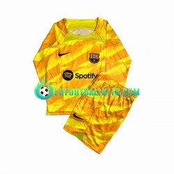 FC Barcelona Goalkeeper Fourth Football Shirts 2023-2024 Kids SS