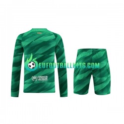FC Barcelona Goalkeeper Home Football Shirts 2023-2024 Kids SS