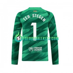 FC Barcelona Goalkeeper Ter Stegen 1 Home Football Shirts 2023-2024 Men SS