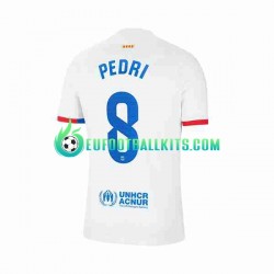 FC Barcelona Pedri 8 Away Football Shirts 2023-2024 Men LS
