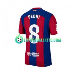 FC Barcelona Pedri 8 Home Football Shirts 2023-2024 Men LS