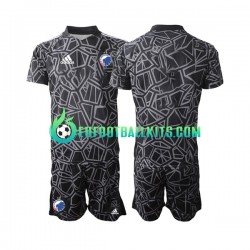 FC Copenhagen Goalkeeper Home Football Shirts 2022-2023 Kids LS