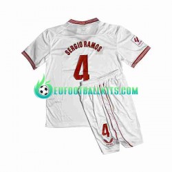 FC Sevilla Sergio Ramos 4 Home Football Shirts 2023-2024 Kids LS