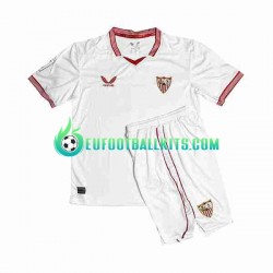 FC Sevilla Sergio Ramos 4 Home Football Shirts 2023-2024 Kids LS