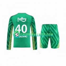 Fenerbahce Goalkeeper Livakovic 40 Home Football Shirts 2023-2024 Kids SS
