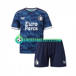Feyenoord Rotterdam Away Football Shirts 2023-2024 Kids LS