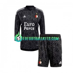 Feyenoord Rotterdam Goalkeeper Fourth Football Shirts 2022-2023 Kids SS