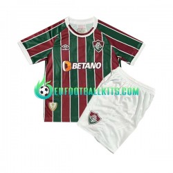 Fluminense Home Football Shirts 2023-2024 Kids LS