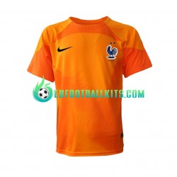 France Goalkeeper Away Football Shirts World Cup 2022 Men LS