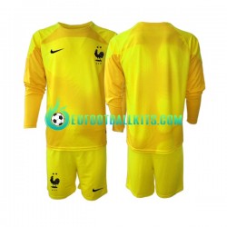 France Goalkeeper Third Football Shirts World Cup 2022 Kids SS