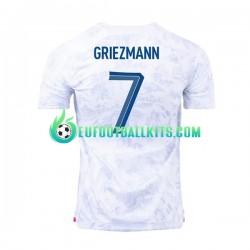 France Griezmann 7 Away Football Shirts World Cup 2022 Men LS