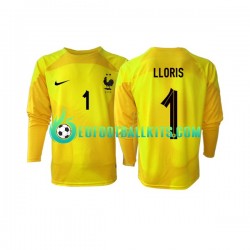 France Hugo Lloris 1 Goalkeeper Third Football Shirts World Cup 2022 Men SS