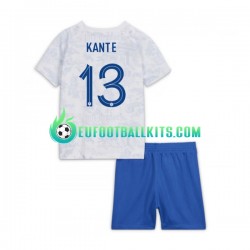 France Kante 13 Away Football Shirts World Cup 2022 Kids LS