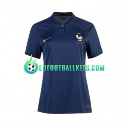 France Home Football Shirts World Cup 2022 Woman LS