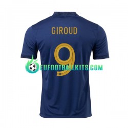 France Olivier Giroud 9 Home Football Shirts World Cup 2022 Men LS