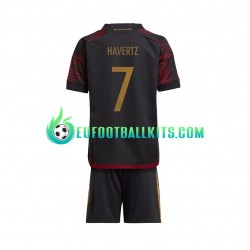 Germany Havertz 7 Away Football Shirts World Cup 2022 Kids LS