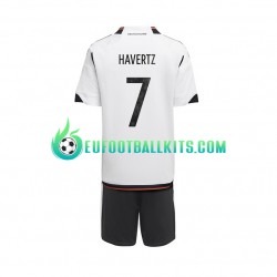 Germany Havertz 7 Home Football Shirts World Cup 2022 Kids LS