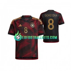 Germany Leon Goretzka 8 Away Football Shirts World Cup 2022 Men LS