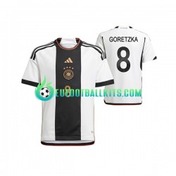 Germany Leon Goretzka 8 Home Football Shirts World Cup 2022 Men LS