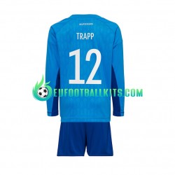 Germany TRAPP 12 Goalkeeper Home Football Shirts World Cup 2022 Kids SS
