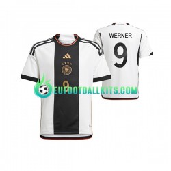 Germany Timo Werner 9 Home Football Shirts World Cup 2022 Men LS