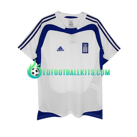 Greece Retro Home Football Shirts 2004 Men LS