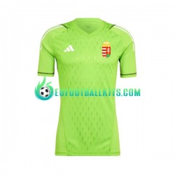Hungary Goalkeeper Home Football Shirts 2022 Men LS
