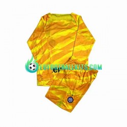 Inter Milan Goalkeeper Home Football Shirts 2023-2024 Kids SS