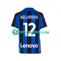 Inter Milan Raoul Bellanova 12 Home Football Shirts 2022-2023 Men LS