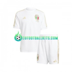 Italy 2023 Anniversary Home Football Shirts Kids LS