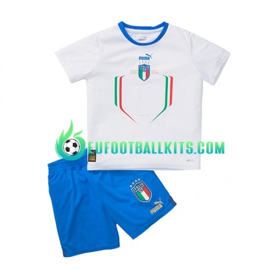 Italy Away Football Shirts 2022-2023 Kids LS