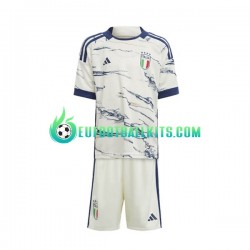 Italy Away Football Shirts 2023 Kids LS