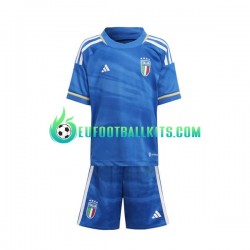 Italy Home Football Shirts 2023 Kids LS