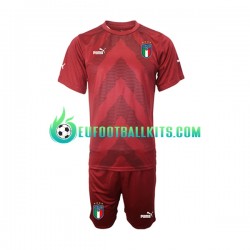 Italy Goalkeeper Away Football Shirts 2022-2023 Kids LS