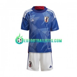 Japan Home Football Shirts World Cup 2022 Kids LS