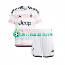 Juventus Away Football Shirts 2023-2024 Kids LS