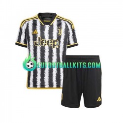 Juventus Home Football Shirts 2023-2024 Kids LS