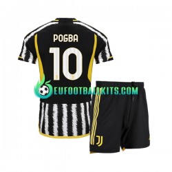 Juventus Paul Pogba 10 Home Football Shirts 2023-2024 Kids LS