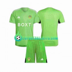 Leeds United Goalkeeper Home Football Shirts 2023-2024 Kids LS