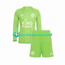 Leicester City Goalkeeper Away Football Shirts 2023-2024 Kids SS