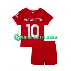 Liverpool Alexis Mac Allister 10 Home Football Shirts 2023-2024 Kids LS