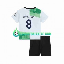 Liverpool Dominik Szoboszlai 8 Away Football Shirts 2023 Kids LS