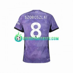 Liverpool Dominik Szoboszlai 8 Third Football Shirts 2023-2024 Men LS