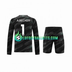 Liverpool Goalkeeper A.Becker 1 Away Football Shirts 2023-2024 Kids SS