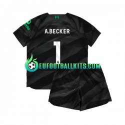 Liverpool Goalkeeper A.Becker 1 Away Football Shirts 2023-2024 Kids LS