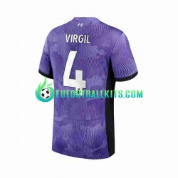 Liverpool Virgil van Dijk 4 Third Football Shirts 2023-2024 Men LS