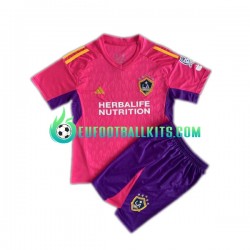 Los Angeles Galaxy Goalkeeper Pinkcolor Football Shirts 2023-2024 Kids LS