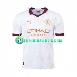 Manchester City Away Football Shirts 2023-2024 Men LS