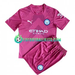 Manchester City Goalkeeper Home Football Shirts 2022-2023 Kids LS